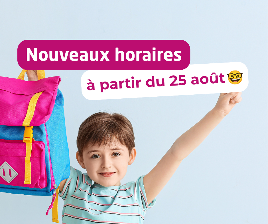 Les nouveaux horaires du réseau dès le 25 août 2025