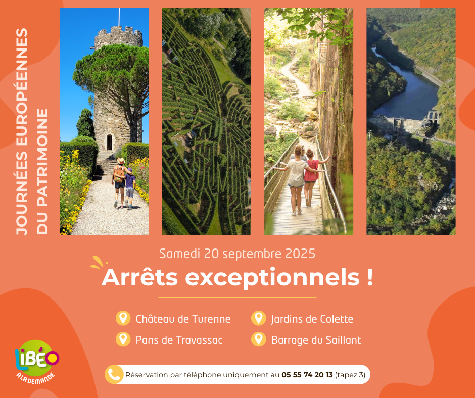 Arrêts exceptionnel Libéo à la demande samedi 20 septembre