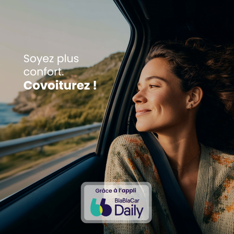 Soyez plus confort, covoiturez !